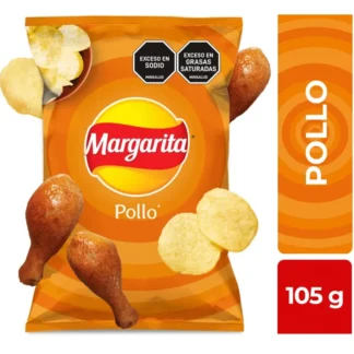 Papas margarita pollo 105 g.