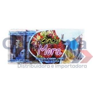 Pulpa canoa mora display x 10 sobres 900 gr